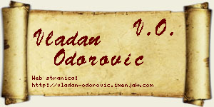 Vladan Odorović vizit kartica